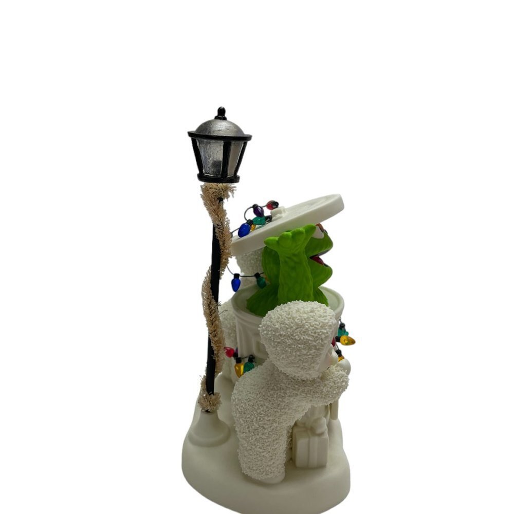 2006 Dept 56 Snowbabies Sesame Street Merry Christmas Oscar Figurine Ba Humbug - Picture 4 of 8